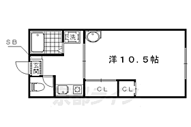 京都府京都市北区紫野上柏野町（賃貸アパート1K・2階・27.00㎡） その2