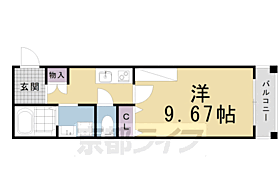 京都府京都市北区紫野上御所田町（賃貸マンション1K・1階・29.43㎡） その2