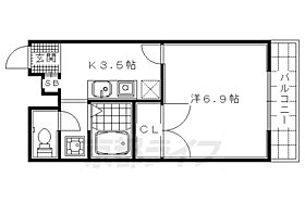 プレジール西ノ京 201 ｜ 京都府京都市中京区西ノ京北小路町（賃貸アパート1K・2階・23.18㎡） その2