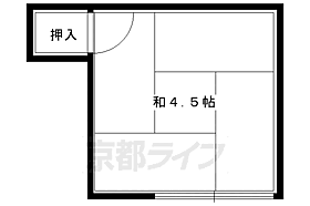 松ヶ崎かえで荘 2-3 ｜ 京都府京都市左京区松ケ崎小竹薮町（賃貸アパート1R・2階・10.00㎡） その2