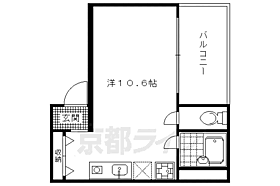 京都府京都市上京区西町（賃貸マンション1R・3階・22.00㎡） その2