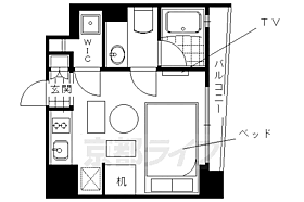 京都府京都市上京区青龍町（賃貸マンション1R・7階・19.61㎡） その2