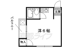 京都府京都市北区出雲路立テ本町（賃貸アパート1R・2階・18.00㎡） その2