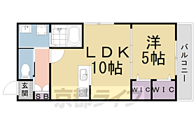 京都府京都市北区紫竹西野山東町（賃貸アパート1LDK・2階・40.56㎡） その2