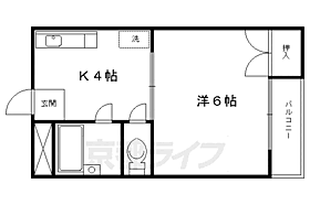 京都府京都市上京区五番町（賃貸マンション1K・2階・21.00㎡） その2