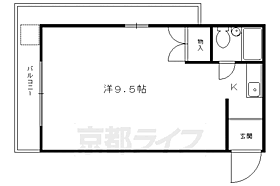 ウィステリア神楽岡 205 ｜ 京都府京都市左京区吉田神楽岡町（賃貸マンション1K・2階・25.00㎡） その2