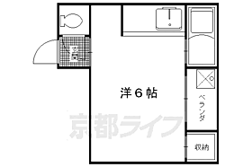 ハイツ松ヶ崎 1-E ｜ 京都府京都市左京区松ケ崎杉ケ海道町（賃貸アパート1R・1階・18.00㎡） その2