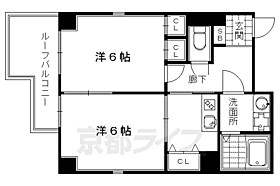 エスポワール柳馬場 302 ｜ 京都府京都市中京区等持寺町（賃貸マンション2K・3階・38.50㎡） その2