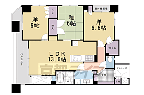 ネバーランド御幸町御池　ＧＡＲＤＥ 801 ｜ 京都府京都市中京区亀屋町（賃貸マンション3LDK・8階・75.56㎡） その2