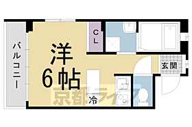 京都府京都市上京区真如堂突抜町（賃貸マンション1K・3階・24.73㎡） その1