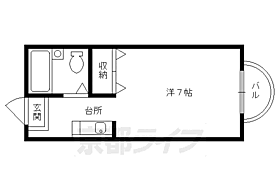 ただすの森　下鴨 104 ｜ 京都府京都市左京区下鴨松ノ木町（賃貸マンション1K・1階・18.00㎡） その2