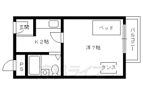 京都府京都市北区北野西白梅町（賃貸マンション1K・3階・19.03㎡） その2