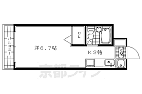 京都府京都市上京区姥ケ東西町（賃貸マンション1K・2階・18.66㎡） その2