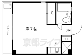 京都府京都市北区等持院西町（賃貸マンション1K・1階・19.28㎡） その2