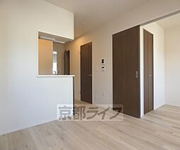 京福電気鉄道北野線 北野白梅町駅 3.1kmの賃貸アパート 2階2LDKのリビング/ダイニング