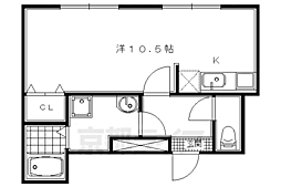 京福電気鉄道北野線 北野白梅町駅 徒歩8分 1階/-