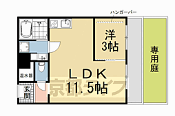 百万遍ハイツ 1階/-