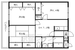 No.44 パレス花園 2階/-
