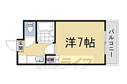 ラ・メゾン・エスポワール 1Kの間取図画像
