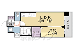 京都市営烏丸線 十条駅 徒歩3分 6階/-