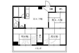 京都市営烏丸線 北大路駅 徒歩25分 3階/-