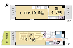 La Vita二条月光 1階/108