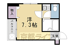 TOST栄洛館 1Kの間取図画像