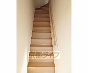 玄関を開けたら階段です