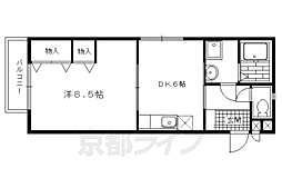 MAPLEHOUSE 1DKの間取図画像