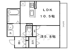 シャーメゾン・エクラージュ 1LDKの間取図画像
