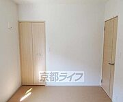 お部屋に収納がついているんで便利