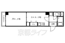 ボンネール葵 1DKの間取図画像