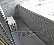 南向きの明るいバルコニーです。