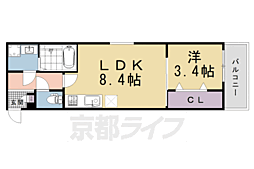 京都市営烏丸線 九条駅 徒歩10分 3階/-