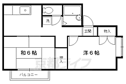 ウノアエレ 2DKの間取図画像