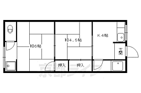 ハイツ白龍 1C ｜ 京都府京都市左京区一乗寺河原田町（賃貸マンション2K・2階・29.00㎡） その2