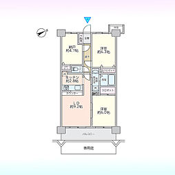 間取図画像 2SLDK