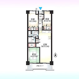 間取図画像 3LDK