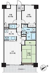 間取図画像 3LDK