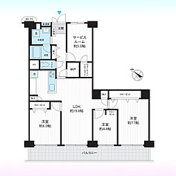 間取図画像 3SLDK