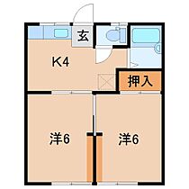 サンハイツ（伊達）  ｜ 福島県伊達市鍛治屋川（賃貸アパート2K・2階・34.78㎡） その2