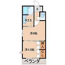 メゾンレジェンス 201 ｜ 福島県福島市宮代字乳児池（賃貸アパート2K・2階・30.10㎡） その2