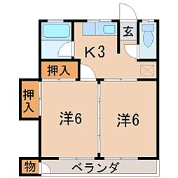 清嵐荘 2階/6