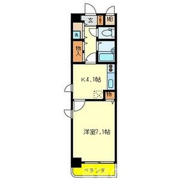 大阪府大阪市淀川区塚本5丁目(賃貸マンション1K・4階・28.50㎡)の写真 その2