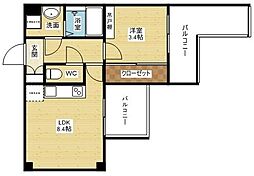 ラクラス新大阪 6階