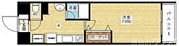 アーデン江坂 1Kの間取図画像