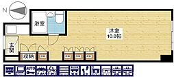 ステュディオ新大阪 ワンルームの間取図画像