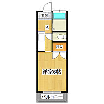 沼尻ハイツＡ 202 ｜ 茨城県つくば市春日4丁目（賃貸アパート1K・2階・18.60㎡） その2