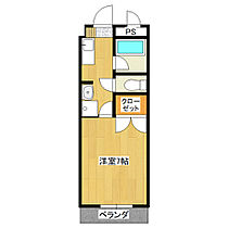 エスペーラドーモＩＩ 208 ｜ 茨城県つくば市天久保4丁目（賃貸マンション1K・2階・23.63㎡） その2