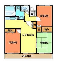 間取図画像 3LDK